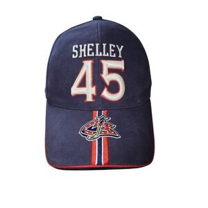Columbus Blue Jackets Hat Cap Strap Back Mens One Size NHL Hockey Shelley 45